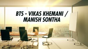 BTS - Vikas Khemani / Manish Sontha on ET Now