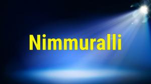 Nimmuralli on R.Kannada