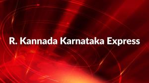 R. Kannada Karnataka Express on R.Kannada