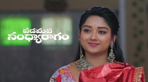 Padamati Sandhya Ragam Episode 643 on Zee Telugu