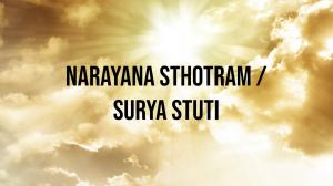 Narayana Sthotram / Surya Stuti on Bhakti TV