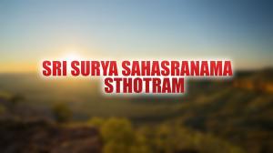 Sri Surya Sahasranama Sthotram on Bhakti TV