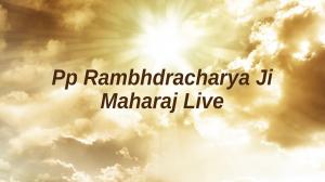 PP Rambhdracharya Ji Maharaj Live on Sanskar