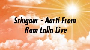 Sringaar - Aarti From Ram Lalla Live on DD National