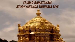 Srimad Ramayanam Ayodhyakanda Tirumala Live on Sri Venkateshwar Bhakti