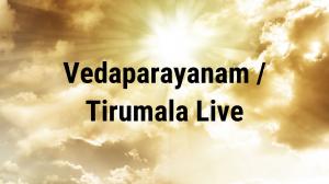 Vedaparayanam / Tirumala Live on Sri Venkateshwar Bhakti