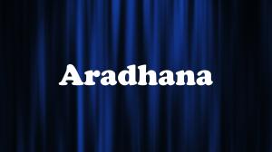 Aradhana on Sidharth TV