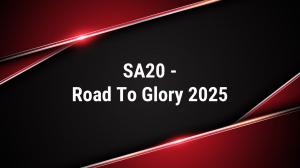 SA20 - Road to Glory Episode 1 on Sports18 1 HD