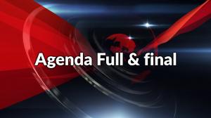 Agenda Full & final on TV9 Bharatvarsh - past program