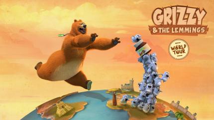 Grizzy and The Lemmings: World Tour on Cartoon Network Tamil - past program