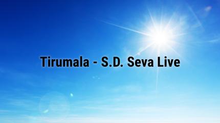 Tirumala - S.D. Seva Live on SVBC4 - past program