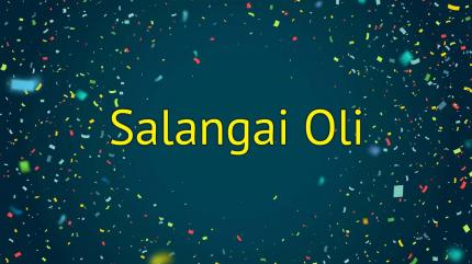 Salangai Oli on Tamilan Television - past program