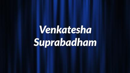Venkatesha Suprabadham on Vendhar TV - future program