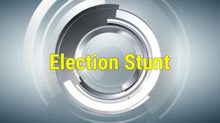 Election Stunt on Twenty Four News - past program