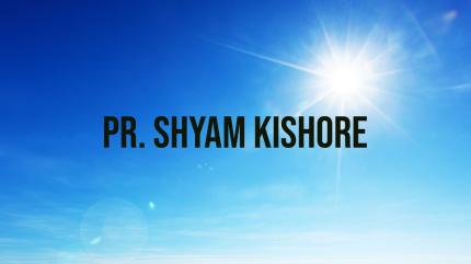 Pr. Shyam Kishore on GoodNews Channel - future program