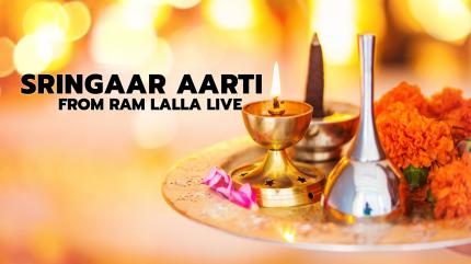 Sringaar Aarti From Ram Lalla Live Live on DD National - past program