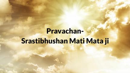 Pravachan-Srastibhushan Mati Mata ji on Jinvani TV - past program