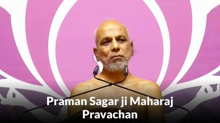 Praman Sagar ji Maharaj Pravachan on Jinvani TV - past program