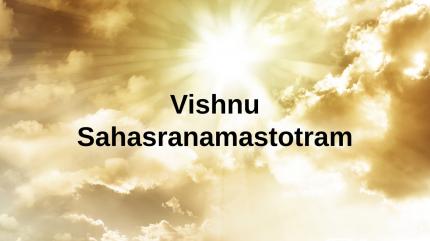 Vishnu Sahasranamastotram on Sri Venkateshwar Bhakti - past program