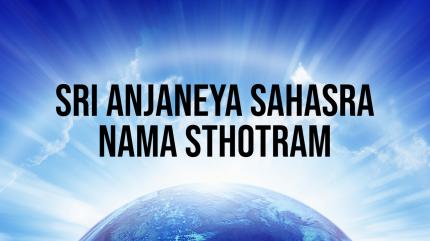 Sri Anjaneya Sahasra Nama Sthotram on Bhakti TV - past program