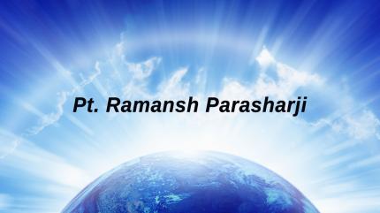 Pt. Ramansh Parasharji on Aastha Bhajan - past program