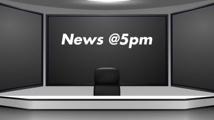 News @5pm on HM TV - future program