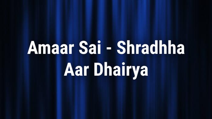 Amaar Sai - Shradhha Aar Dhairya Episode No.237 on JioTV