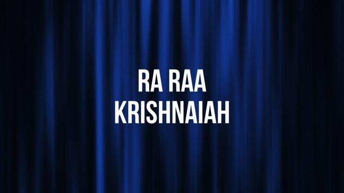 Ra Raa Krishnaiah Episode No.9 on JioTV