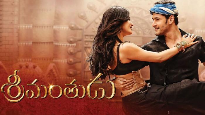 Mahesh Babu in a still from the Telugu movie Srimanthudu