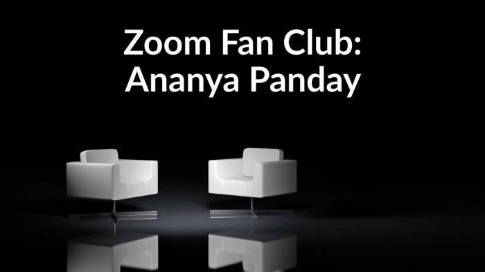 Zoom Fan Club: Ananya Panday on JioTV