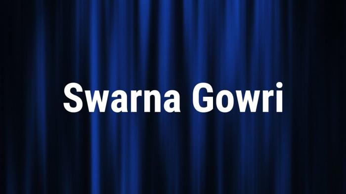 Swarna Gowri on JioTV