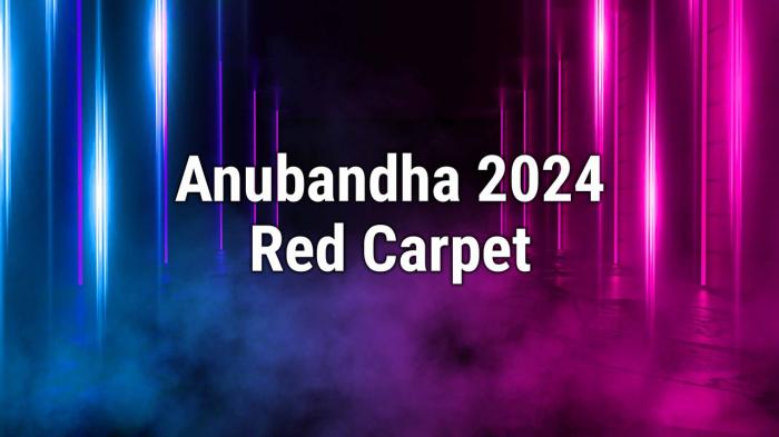 Anubandha 2024 Red Carpet on JioTV