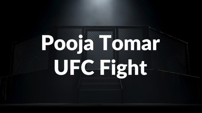 Pooja Tomar UFC Fight on JioTV