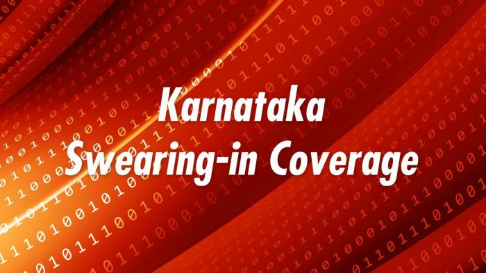 Karnataka Swearing-in Coverage on JioTV