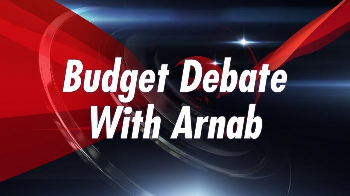 Budget Debate With Arnab on JioTV