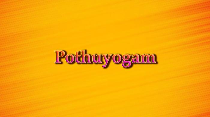 Pothuyogam on JioTV