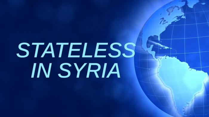 Stateless In Syria on JioTV