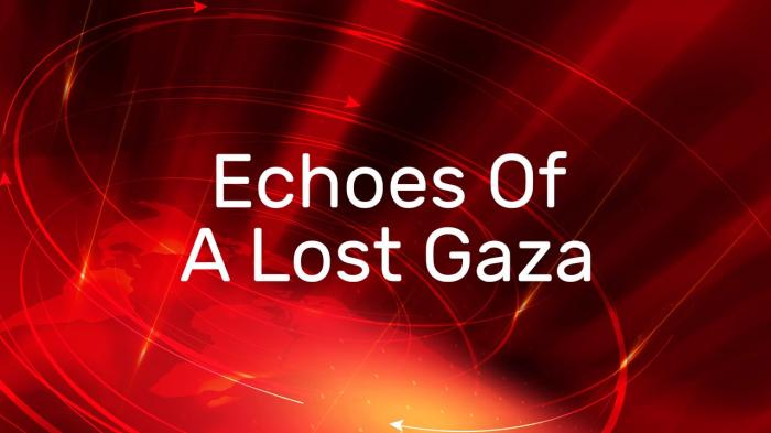 Echoes Of A Lost Gaza on JioTV