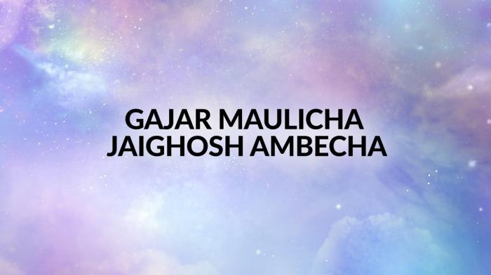 Gajar Maulicha Dipotsav Bhakticha Episode No.6 on JioTV