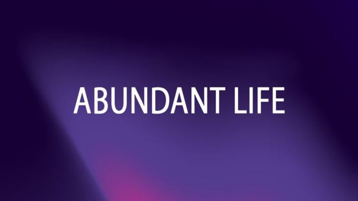 Abundant Life on JioTV