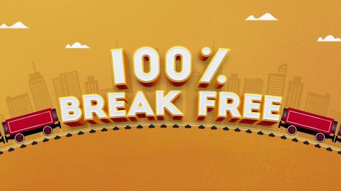 100% Break Free on JioTV