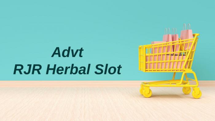 Advt RJR Herbal Slot on JioTV