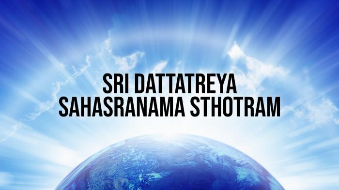 Sri Dattatreya Sahasranama Sthotram on JioTV