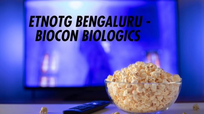 ETNOTG Bengaluru - Biocon Biologics on JioTV