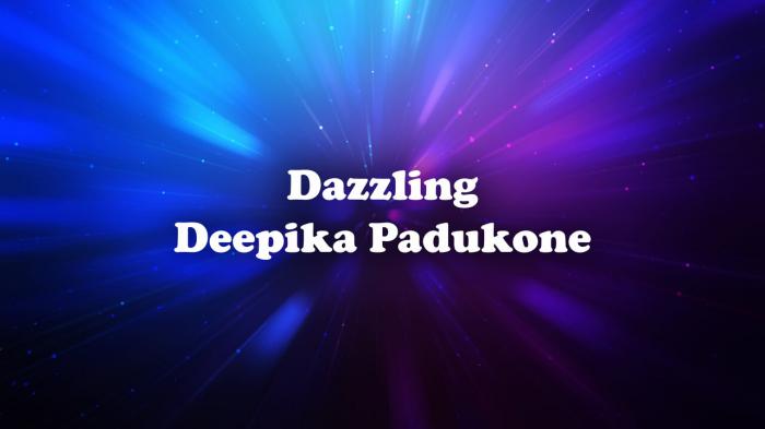 Dazzling Deepika Padukone on JioTV