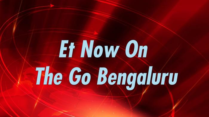 ET Now On The Go Bengaluru on JioTV