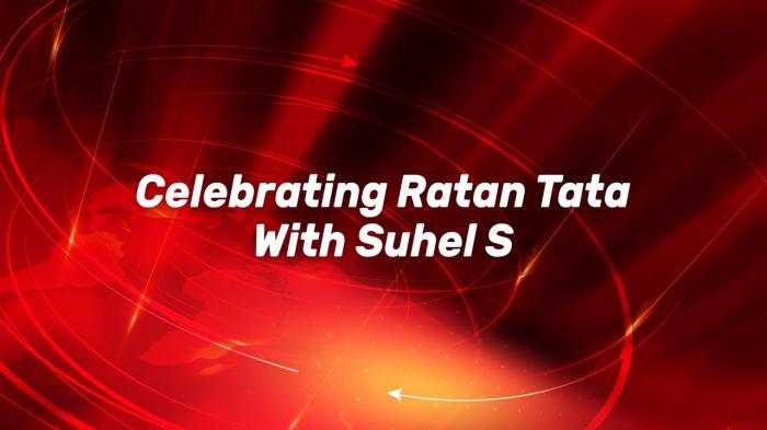 Celebrating Ratan Tata With Suhel S on JioTV