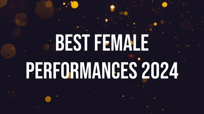 Best Female Performances 2024 on JioTV