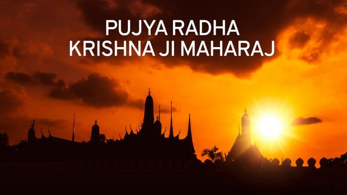 Pujya Radha Krishna ji Maharaj on JioTV