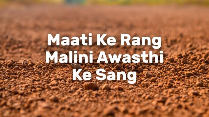 Maati Ke Rang Malini Awasthi Ke Sang on JioTV